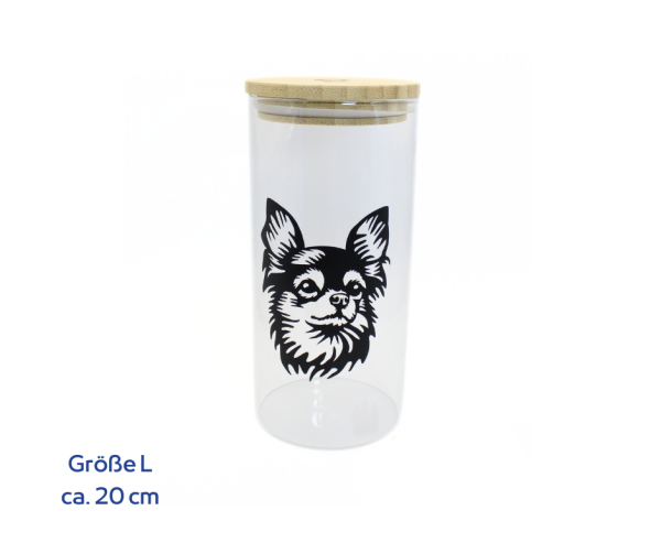 Leckerliglas, L